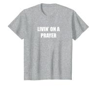 Live from a Prayer T-Shirt, Youth, Heather Grey, Small
