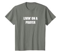 Live from a Prayer T-Shirt, Youth, Olive Heather, Medium