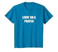 Live from a Prayer T-Shirt, Youth, Sapphire Blue, Small