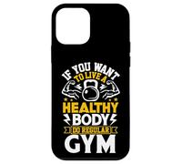 Live Healthy Go to the Gym | Fitness Motivation Workout Case for iPhone 12 mini