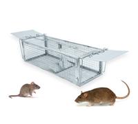 Live Heavy Duty Bait Cage 2 Door Mouse Trap Rat Rat Trap Squirrel Catcher Humane