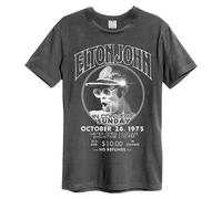 Live in Concert Elton John T-Shirt Amplified Charcoal XS