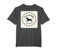 Live in The Moment Like Your Dog - Inspirational Pet T-Shirt, Men's Big and Tall, Dark Heather Grey, 2X Tall