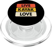 Live Kayak Love PopSockets PopGrip for MagSafe