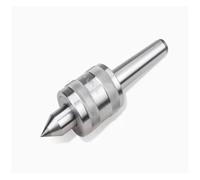 Live Lathe Center Steel Silver MT2 MT3 MT4 0.001 Machine Live Center Taper Tool Live Revolving Milling Center Taper Machine Accessories(MT3)