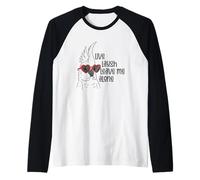 Live Laugh Leave Me Alone Parrot Fun Raglan Baseball Tee