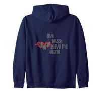 Live Laugh Leave Me Alone Parrot Fun Zip Hoodie