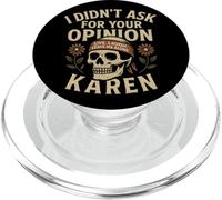 Live Laugh Leave Me Alone Skull Karen PopSockets PopGrip for MagSafe