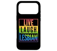 Live Laugh Lesbian Funny Pride Case for iPhone 17 Pro Max