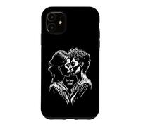 Live Laugh Lesbian Pride Month LGBTQ Kissing Couple Case for iPhone 11
