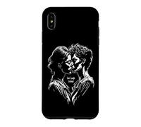 Live Laugh Lesbian Pride Month LGBTQ Kissing Couple Case for iPhone XS Max