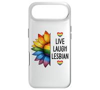 Live Laugh Lesbian Sign,Gay Pride Flag Funny Lesbian Pride Case for iPhone Air