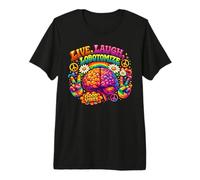 Live Laugh Lobotomize Tye Die 70s Hippie Clothes Lobotomized Premium T-Shirt