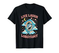 Live Laugh Lobotomy - Funny Dolphin Quote Art T-Shirt