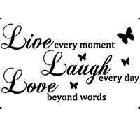 Live Laugh Love A4 190 Micron Mylar Stencil