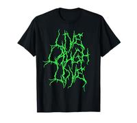 Live Laugh Love Funny Heavy Metal Fan Ironic Halloween Green T-Shirt