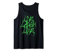 Live Laugh Love Funny Heavy Metal Fan Ironic Halloween Green Tank Top