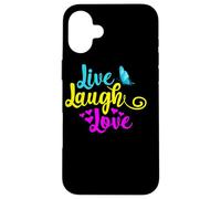 Live, Laugh, Love w/Butterfly Case for iPhone 16 Plus