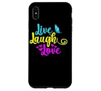 Live, Laugh, Love w/Butterfly Case for iPhone XS Max