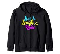 Live, Laugh, Love w/Butterfly Zip Hoodie