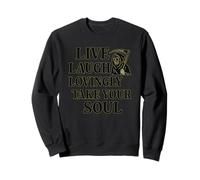 Live Laugh Lovingly Take Your Soul - Funny Grim Reaper Sweatshirt