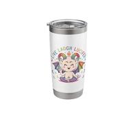 Live Laugh Lucifer Cute Baphomet Demon Devil Stainless Steel Insulated Tumbler