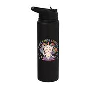 Live Laugh Lucifer Cute Baphomet Demon Devil Stainless Steel Insulated Water Bottle