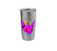 Live Laugh Lucifer Sphynx Cat Pastel Goth Cute Demon Devil Stainless Steel Insulated Tumbler