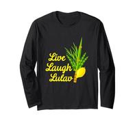 Live Laugh Lulav Etrog Happy Sukkot Jewish Sukkah Holiday Long Sleeve T-Shirt