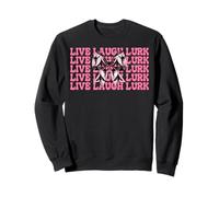 Live Laugh Lurk Mothman Cryptozoology Cryptid Girl Mom Sweatshirt
