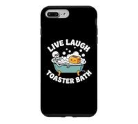 Live, Laugh, Toaster Bath - Fun Saying Novelty Skeleton Meme Case for iPhone 7 Plus/8 Plus