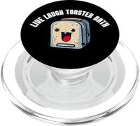 Live Laugh Toaster Bath | Funny Dark Humor Sarcastic Gear PopSockets PopGrip for MagSafe