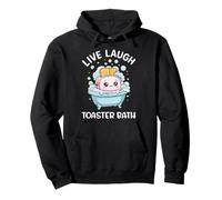 Live Laugh Toaster Bath Funny Meme Saying Funny Toaster Pullover Hoodie