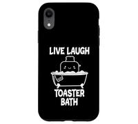 Live Laugh Toaster Bath Meme Cute Toaster Kawaii Bread Case for iPhone XR