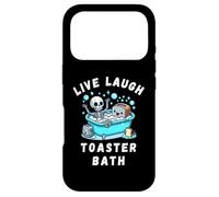 Live Laugh Toaster Bath, Sarcastic Unhinged Meme Saying Case for iPhone 17 Pro