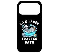Live Laugh Toaster Bath, Sarcastic Unhinged Meme Saying Case for iPhone 17 Pro Max