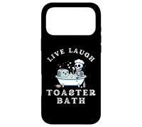Live Laugh Toaster Bath, Sarcastic Unhinged Meme Saying Case for iPhone 17 Pro Max