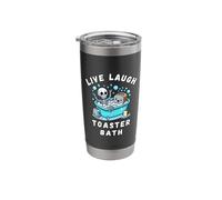 Live Laugh Toaster Bath, Sarcastic Unhinged Meme Saying Stainless Steel Insulated Tumbler