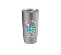 Live Laugh Toaster Bath, Sarcastic Unhinged Meme Saying Stainless Steel Insulated Tumbler