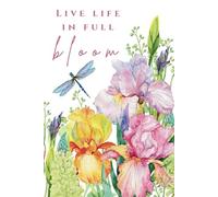 Live Life in Full Bloom: Let Your Words Flow in this 100-Page Lined Journal with Blooms to Color on Every Page. Ideal for Journaling, Setting Goals, Reflections, or To-Do Lists. Great gift!