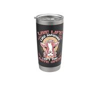 Live Life Like Someone Left The Gate Open Cow Heifer Stainless Steel Insulated Tumbler