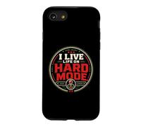 Live Life On Hard Mode Gamer Difficulty Funny Case for iPhone SE (2020) / 7/8