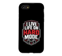 Live Life On Hard Mode Gamer Difficulty Funny Case for iPhone SE (2020) / 7/8