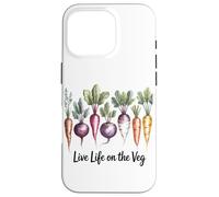 Live Life On The Veg Vegetarian Nature Food Vegetable Lover Case for iPhone 16 Pro