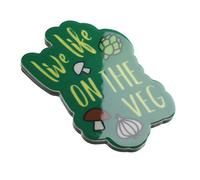 Live Life On The Veg Vegetarian Vegan Vegetable Lovers Novelty Magnet