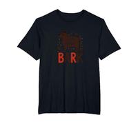 Live Love Bark: Adorable Dog Lover T-Shirt, Men's Big and Tall, Black, 5X Tall