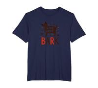 Live Love Bark: Adorable Dog Lover T-Shirt, Men's Big and Tall, Navy, 6X Tall