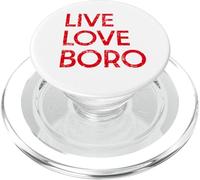 Live Love Boro - Middlesbrough Smoggies Teeside PopSockets PopGrip for MagSafe