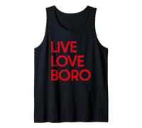 Live Love Boro - Middlesbrough Smoggies Teeside Tank Top