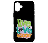 Live Love Hockey Case for iPhone 16 Plus
